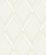 Collins & Company Brooklyn Diamond Metallic Pearl Wallpaper