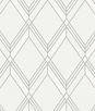 Collins & Company Brooklyn Diamond Metallic Silver Wallpaper