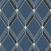 Collins & Company Brooklyn Diamond Blue Wallpaper