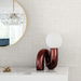 Collins &amp; Company Glitter Faux Finish White Linen Wallpaper thumbnail image 2 of 2