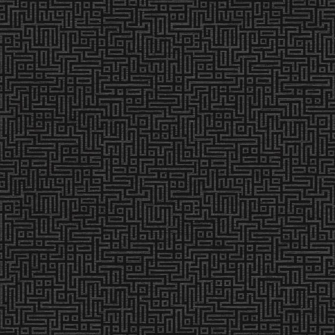 Collins &amp; Company Rockefeller Maze Onyx Wallpaper image 1 of 2