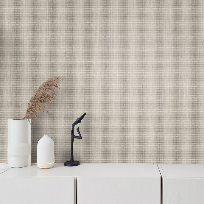 Collins &amp; Company Queens Weave Taupe Gray Wallpaper image 2 of 2