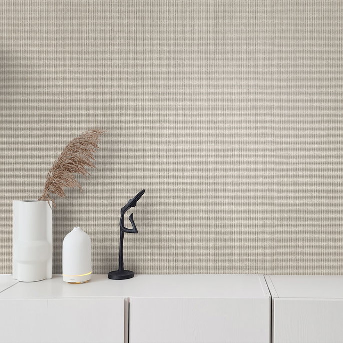 Collins &amp; Company Queens Weave Taupe Gray Wallpaper image 2 of 2