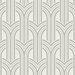 Collins & Company Broadway Arches Chrome Wallpaper