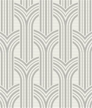 Collins & Company Broadway Arches Chrome Wallpaper