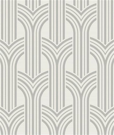 Collins & Company Broadway Arches Chrome Wallpaper