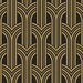 Collins & Company Broadway Arches Antique Gold Wallpaper
