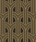 Collins & Company Broadway Arches Antique Gold Wallpaper