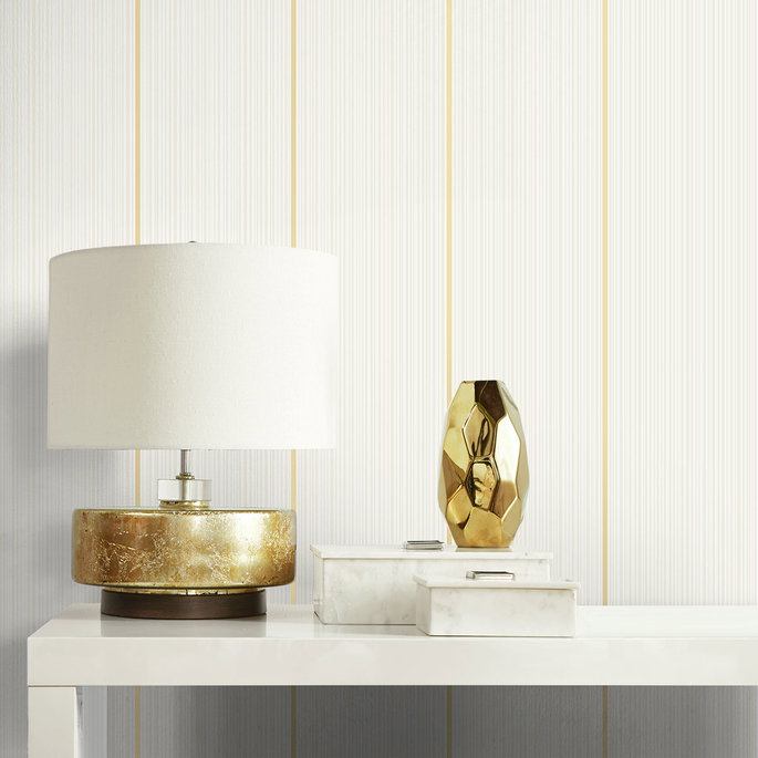 Collins &amp; Company Rockefeller Stripe Gilda Wallpaper image 2 of 2