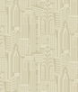 Collins & Company Manhattan Skyline Aurum Wallpaper