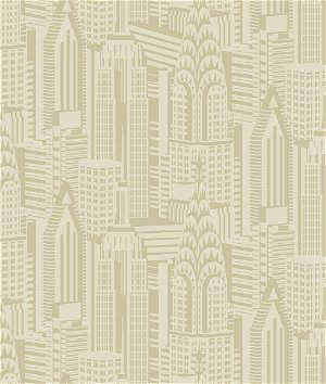 Collins & Company Manhattan Skyline Aurum Wallpaper