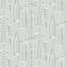 Collins & Company Manhattan Skyline Silver Sky Wallpaper