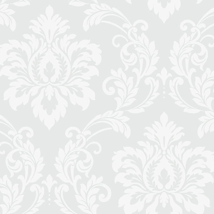 Collins &amp; Company Deco Damask Frosty Wallpaper image 1 of 2