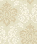 Collins & Company Deco Damask Linen Wallpaper