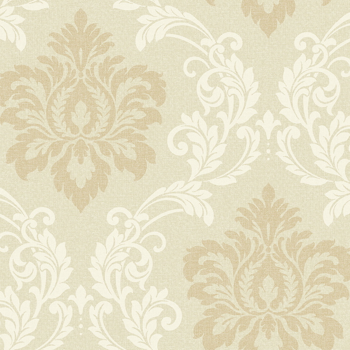 Collins &amp; Company Deco Damask Linen Wallpaper image 1 of 2