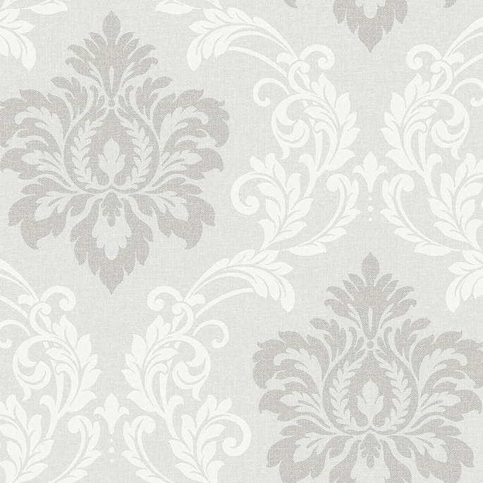Collins &amp; Company Deco Damask Cool Mist Wallpaper image 1 of 2