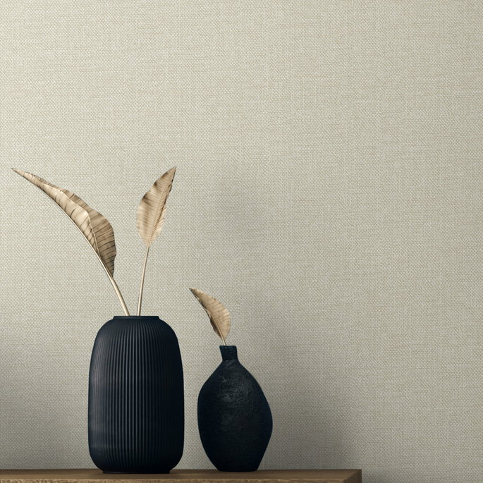 Collins &amp; Company Deco Linen Oat Wallpaper image 2 of 2