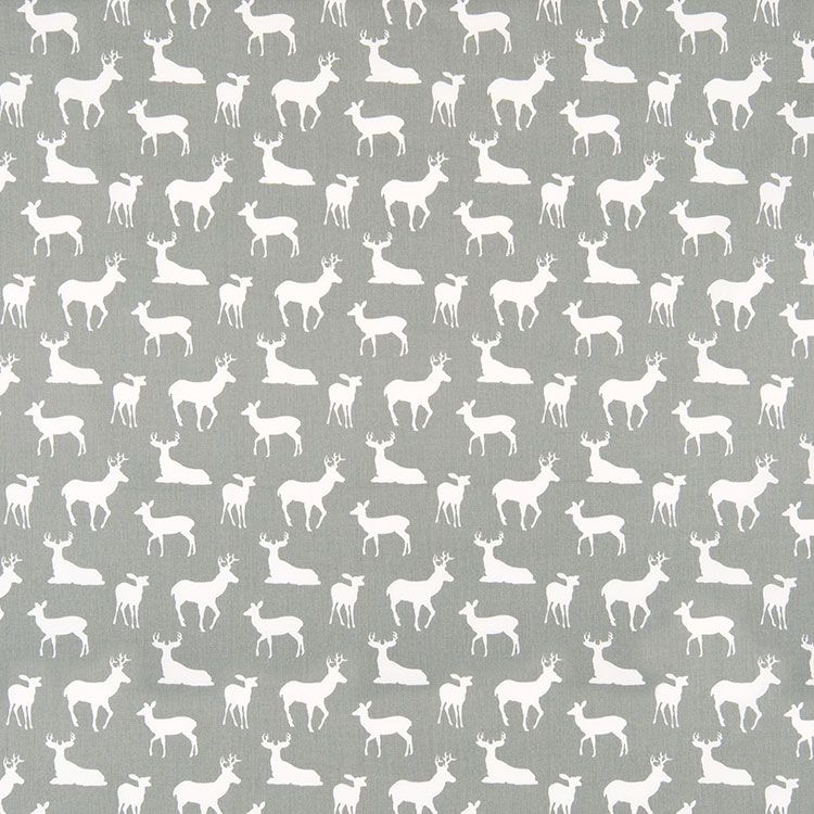 Premier Prints Deer Silhouette Storm Twill Fabric