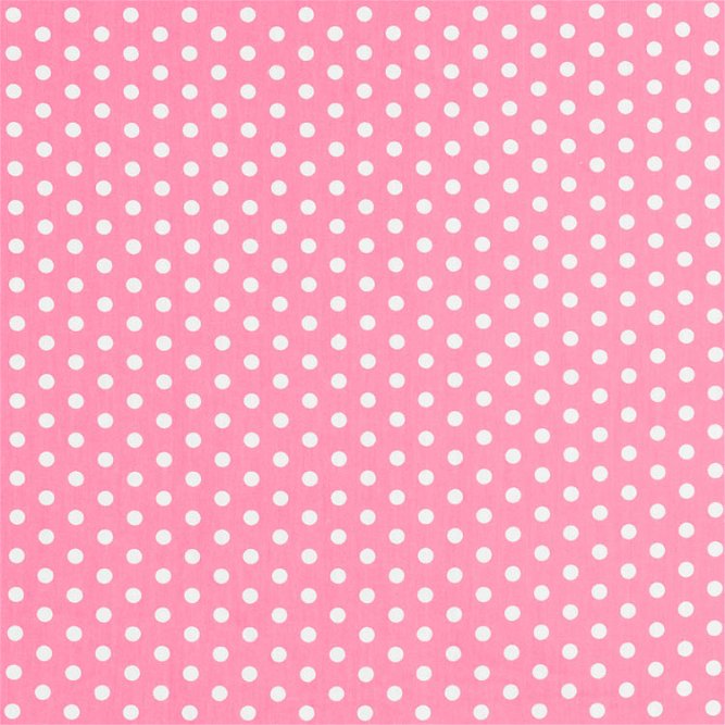 Pink Polka Dot Lightweight Cotton Fabric