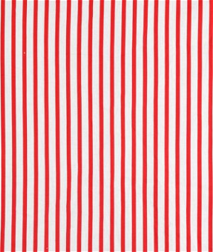 Red Stripe Lightweight Cotton Fabric