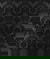 Flocked Black Damask Taffeta