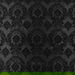 Flocked Black Damask Taffeta Fabric thumbnail image 1 of 3