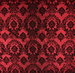 Flocked Burgundy Damask Taffeta Fabric thumbnail image 1 of 3