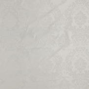 60" Damask Flocked Taffeta Ivory Fabric