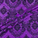 Flocked Plum Damask Taffeta Fabric thumbnail image 2 of 3