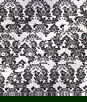 Flocked White Damask Taffeta Fabric