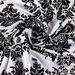 Flocked White Damask Taffeta Fabric thumbnail image 3 of 3