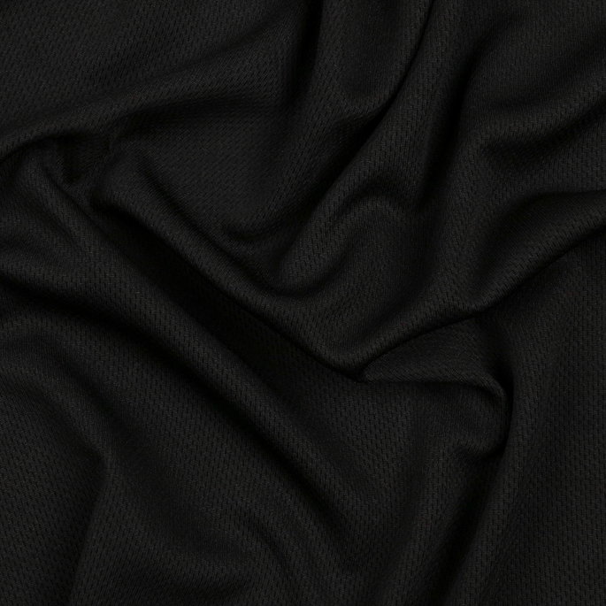 Black Dimple Mesh Fabric image 2 of 3