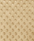 Camel Minky Dot Fabric