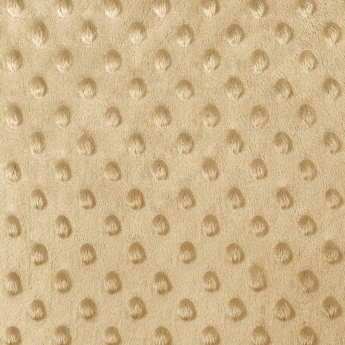 Camel Minky Dot Fabric image 1 of 2