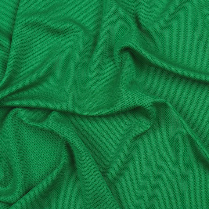 Kelly Green Dimple Mesh Fabric image 2 of 3
