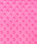 Fuchsia Minky Dot Fabric