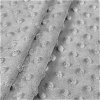 Gray Minky Dot Fabric - Image 2