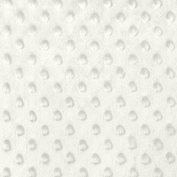 Ivory Minky Dot Fabric image 1 of 2