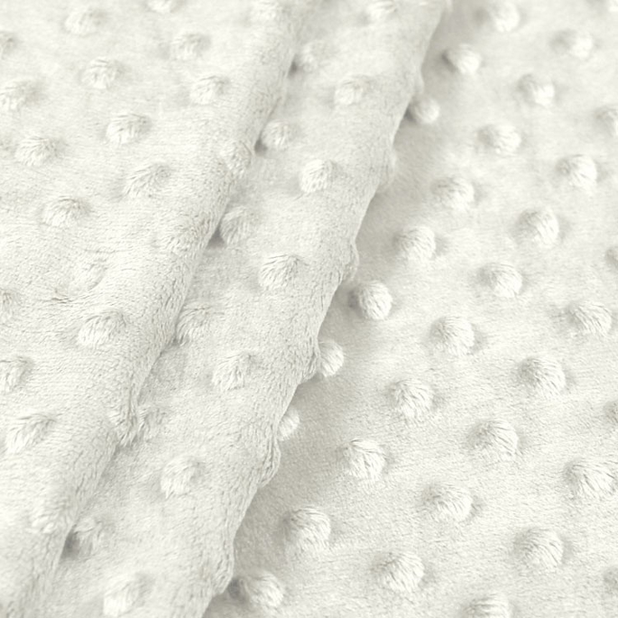 Ivory Minky Dot Fabric image 2 of 2