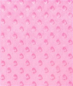 Pink Minky Dot