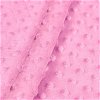 Pink Minky Dot Fabric - Image 2