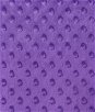 Purple Minky Dot Fabric