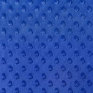 Royal Blue Minky Dot Fabric