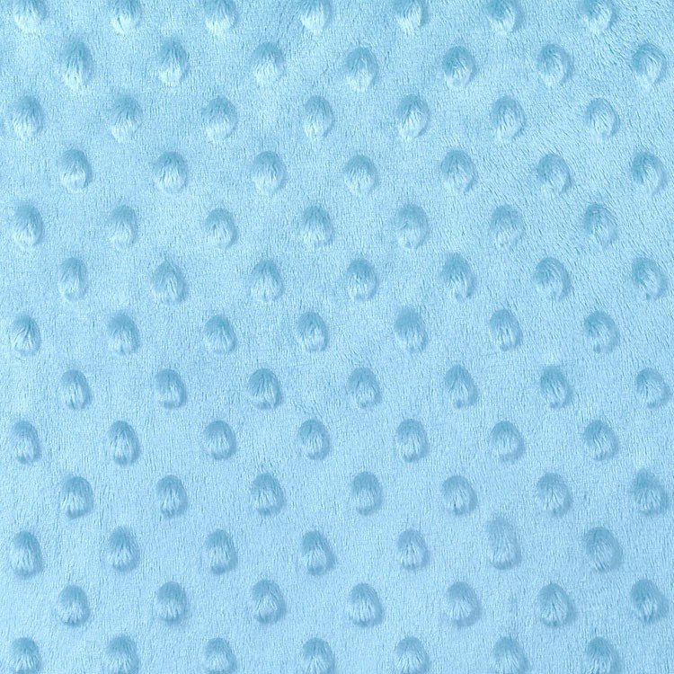Turquoise Minky Dot Fabric