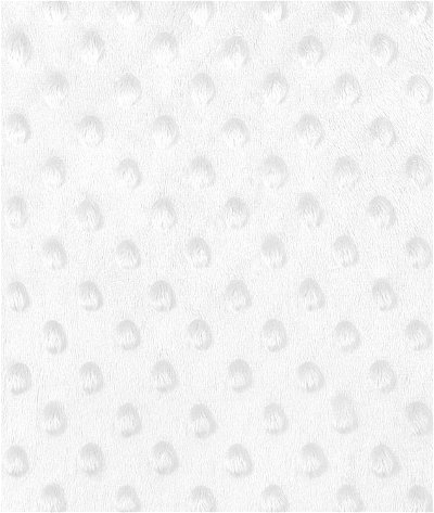 White Minky Dot Fabric