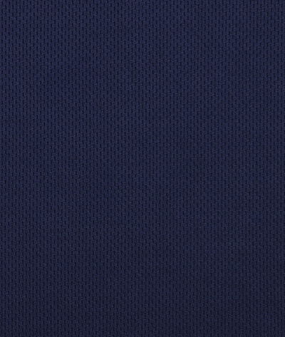 Navy Dimple Mesh Fabric