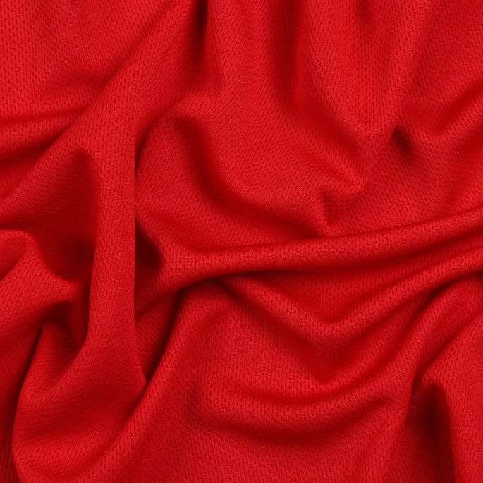 Red Dimple Mesh Fabric image 2 of 3