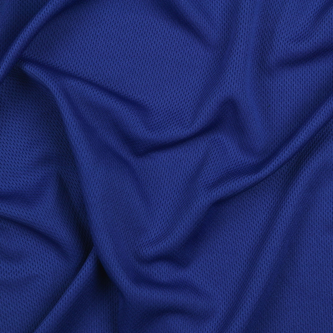 Royal Blue Dimple Mesh Fabric image 2 of 3