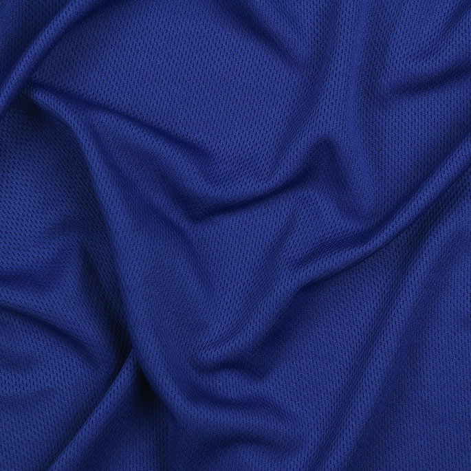 Royal Blue Dimple Mesh Fabric image 2 of 3