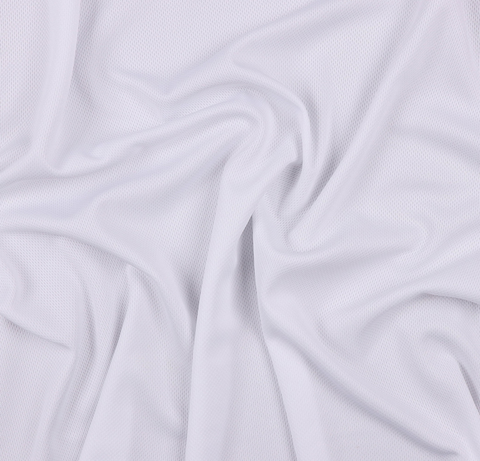 White Dimple Mesh Fabric image 2 of 3
